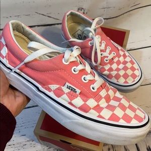 Pink Checkered Vans